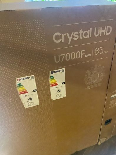New Samsung 85inch Crystal UDH 4k TV