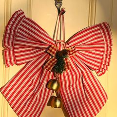 Hand Crafted Christmas Door Bow