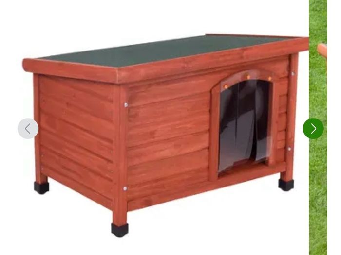 Woody Flat-Roofed Dog Kennel for large dog