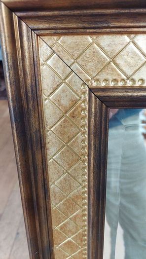 modern decorative bevelled glass wall mirror