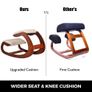 Ergonomic Kneeling Chair 99.8 kg Load Capacity Kneeling Posture Desk Chair Stool Image 2