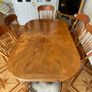 Master Craftsmanship Solid Oak Dining Table & 6 Chairs Image 4