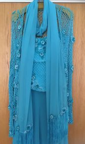 JOHN CHARLES LONDON Four Piece Separates Outfit.       Crochet, Occasion Wear, Events, Mother of Bride Groom