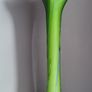 Mid-century 3ft Art glass Lily floor vase Image 2