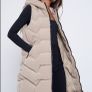womens gilet taupe type colour Image 2