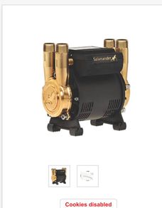 Salamander shower pump.