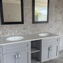 Twin basin vanity unit & mirrors Image 4