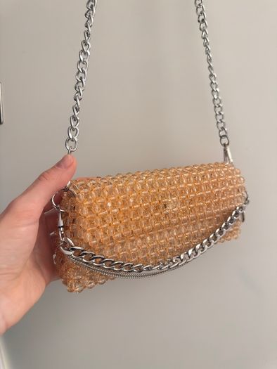 beaded hand made bag