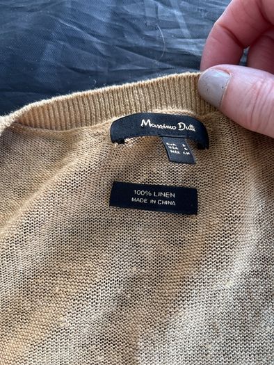 linen jumper Massimo Dutti