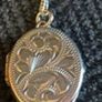 silver locket vintage Image 8