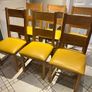 6 Solid Wood Chairs Image 4