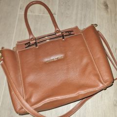 Tan brown michael kors large bag