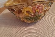 H J Wood Indian Tree posy basket