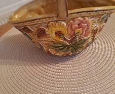H J Wood Indian Tree posy basket