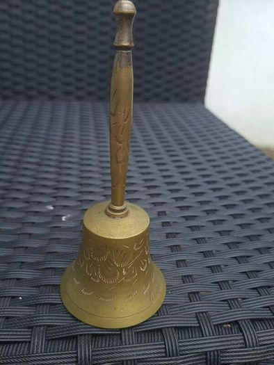 Vintage engraved Brass Bell