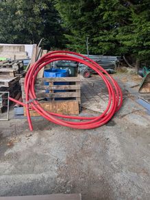 50mm ESB Red Ducting  Approx. 25 to 30m