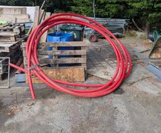 50mm ESB Red Ducting  Approx. 25 to 30m