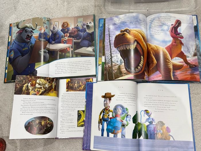 Disney hard back books x4