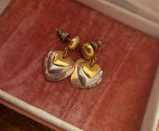Vintage Heart Earrings