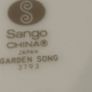 Japanese SANGO Garden song  14.5 inch china platter Image 3