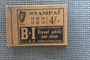 Irish stamps, 1956 definitive booklet.