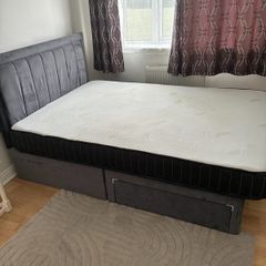 Double Bed Base And Headboard or sold separately