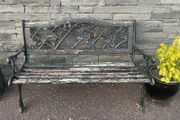 Cast Iron 2 Seater Garden - Patio Bench (Ref 003) - Can Deliver