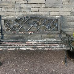Cast Iron 2 Seater Garden - Patio Bench (3) - Can Deliver