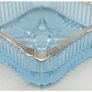 Alexandrite Neodymium Crystal Ashtray Solid 800 Silver Overlay Image 4
