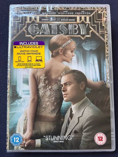 The Great Gatsby, DVD- new