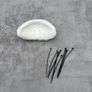 White Hurling Helmet Chin Piece Image 2