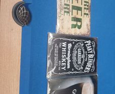 3 beer signs good for home or garden bar 12 x 8