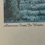 Pair of Hand-Signed Mary Ann Vessey Framed Folk Art Prints (Ulster-Scots & Winter Farm) Image 3