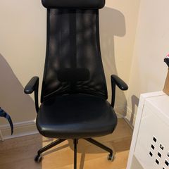 IKEA Ergonomic Office Chair with Armrests (Black)