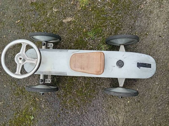 Vintage child's steel car