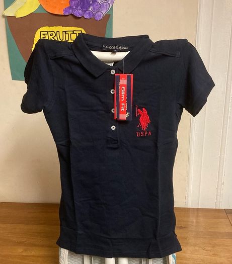 US Polo Assn Slim Fit Polo Shirt for Women
