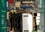 Asus Motherboard With Heatsink & Cpu