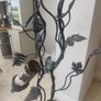 Wrought iron freestanding wine rack Image 4