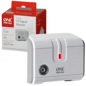 One For All - One Way Signal Booster For Tv And Radio Digital Amplifier