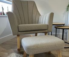 nursery rocking chair with foot stool