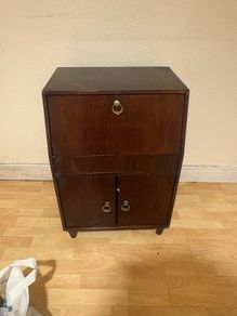 mid-20th-century wooden cabinet