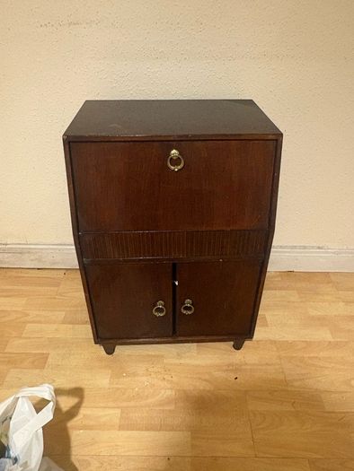 mid-20th-century wooden cabinet