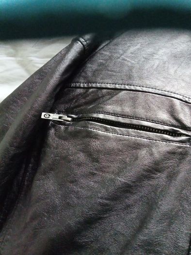 Mens large leather jacket