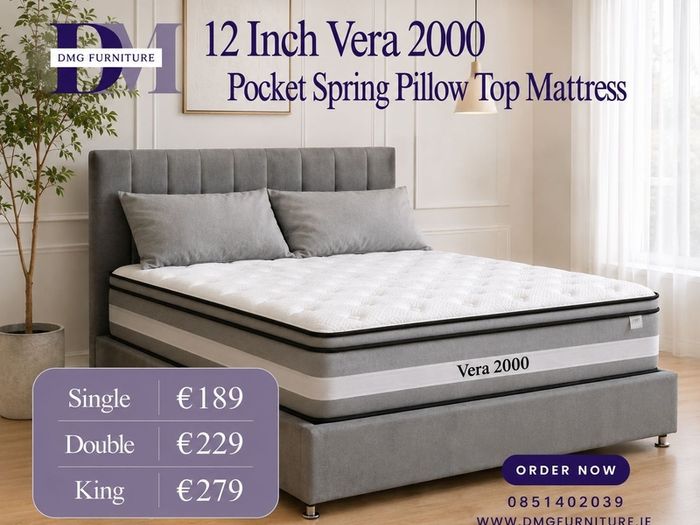New Double Vera 2000 Pocket Spring Mattress