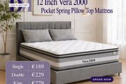 New Double Vera 2000 Pocket Spring Mattress
