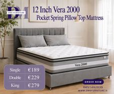 New Double Vera 2000 Pocket Spring Mattress
