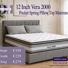 New Double Vera 2000 Pocket Spring Mattress