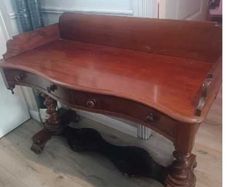 Wooden hallway dresser