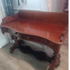 Wooden hallway dresser