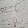 Unique 925 Sterling Silver Mother of Pearl Flower Necklace - Rare Vintage Find Image 3